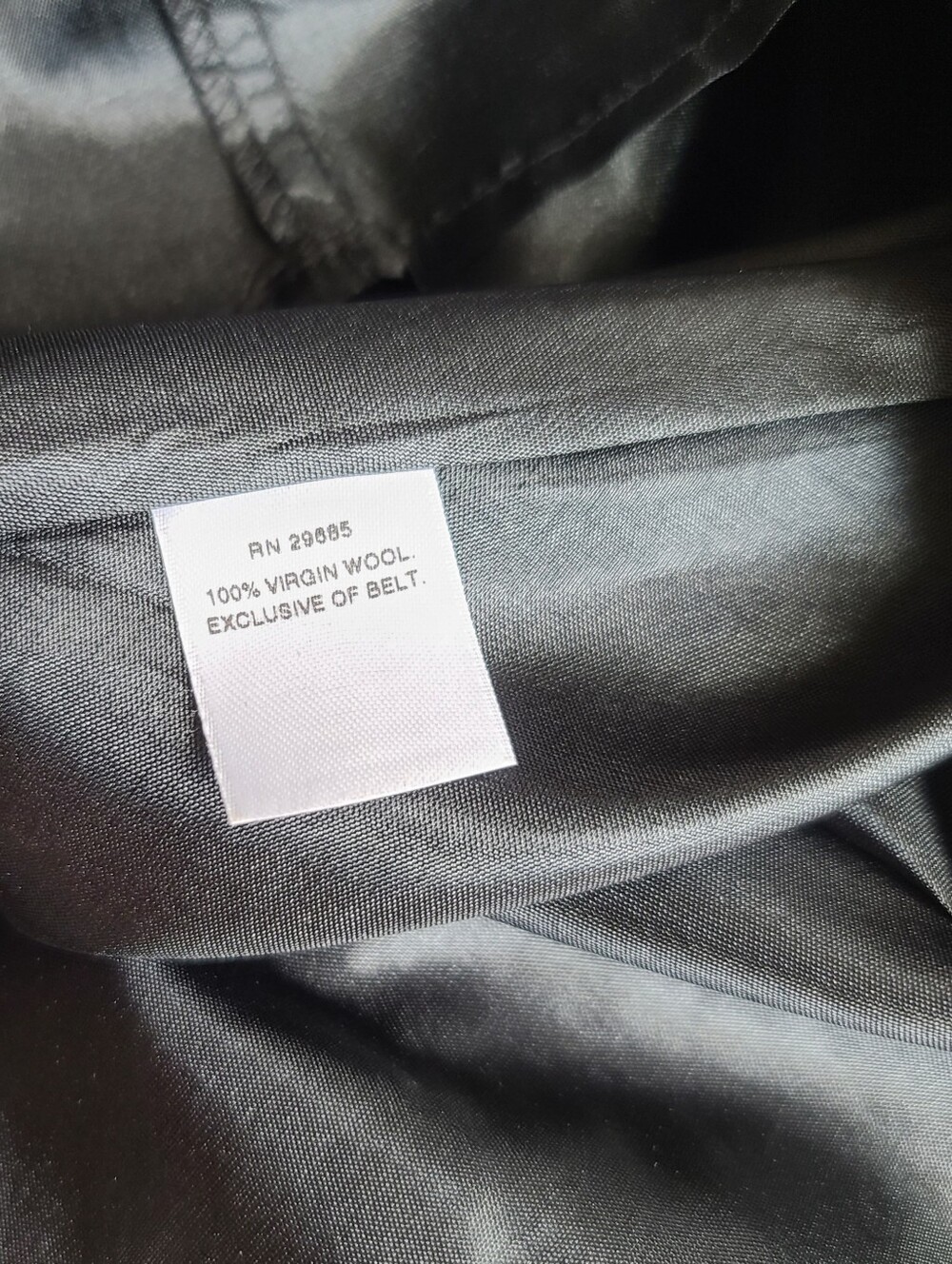 NWT -Vintage Pendleton black wool midi dress fit flare- size 8 petite - Picture 8 of 8